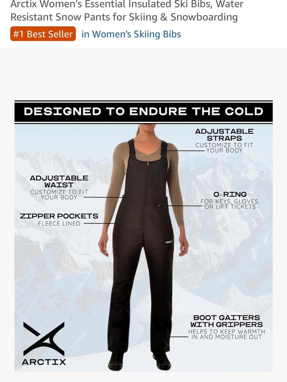 Arctix Snow Bib 2X/29” Inseam - Picture 11 of 12